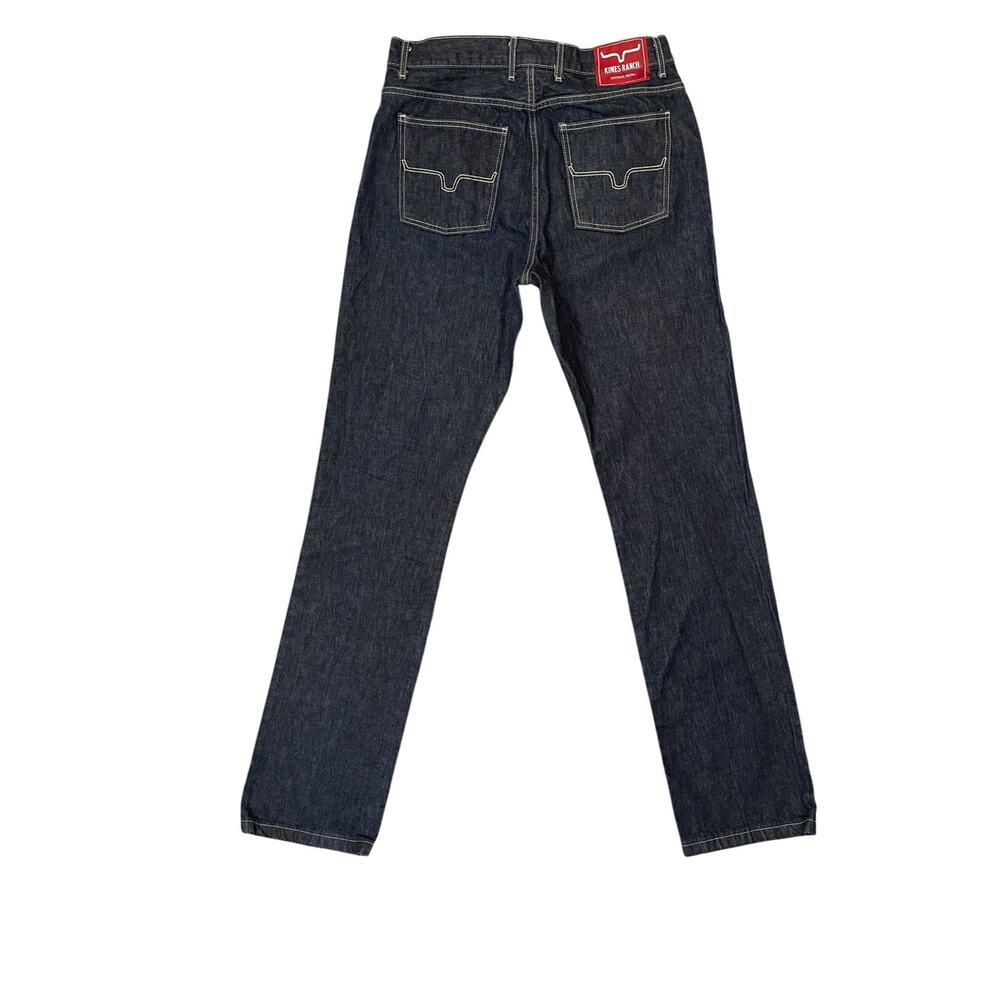 Kimes Ranch Men’s 38X38 James Straight Bootcut Jeans Dark Denim Western